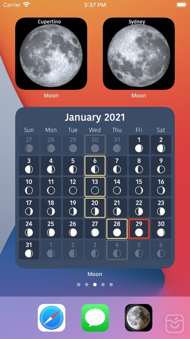 تصاویر Moon Phases and Lunar Calendar