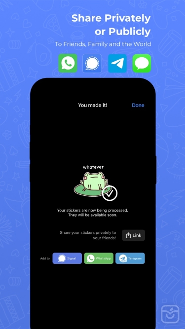 تصاویر SigStick Sticker Maker ++