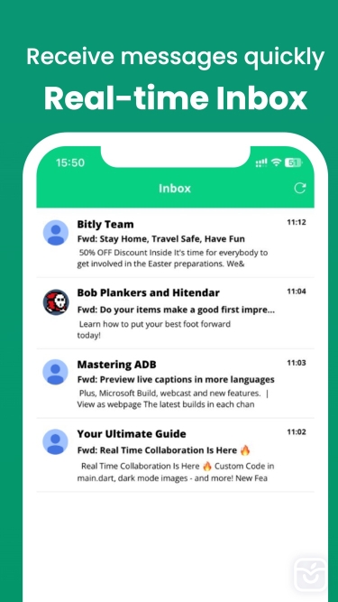 تصاویر Temporary Email Pro 