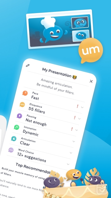 تصاویر Speeko - Public Speaking Coach