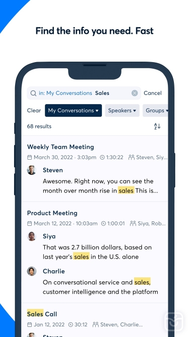 تصاویر Otter: Transcribe Voice Notes