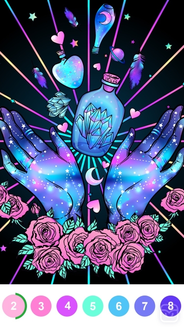 تصاویر Paint by Number Coloring Games