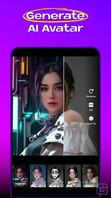 تصاویر AI Mirror: AI Art Photo Editor