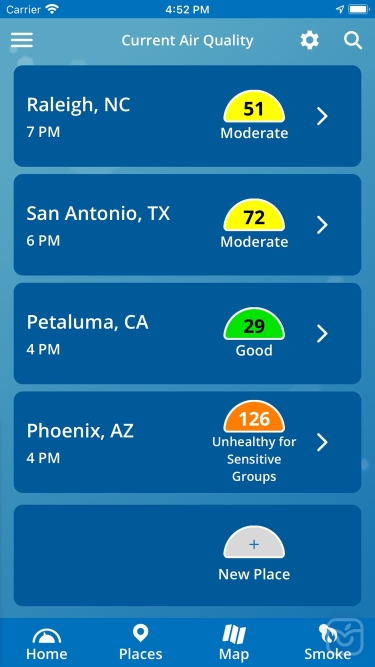 تصاویر EPA AIRNow