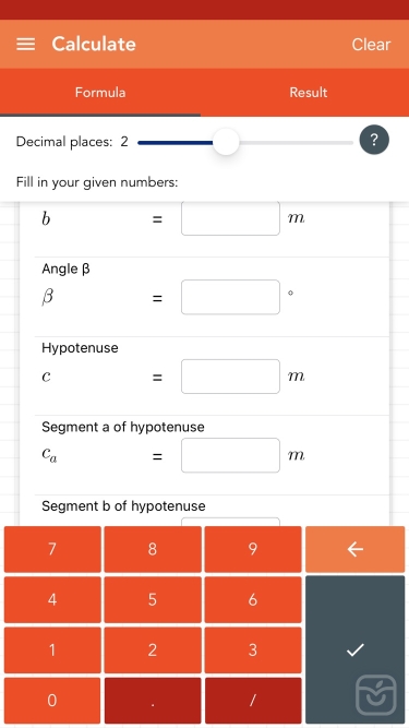 تصاویر Solve Right Triangle Pro