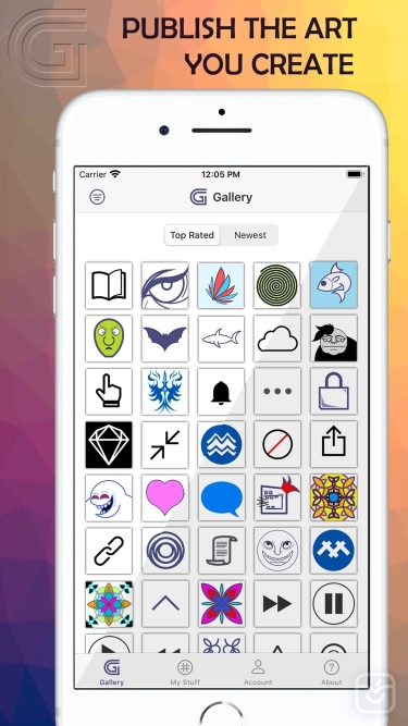 تصاویر Grid Draw- Logo & Icon Creator