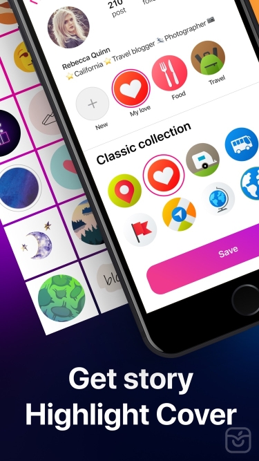 تصاویر Highlight covers for IG story