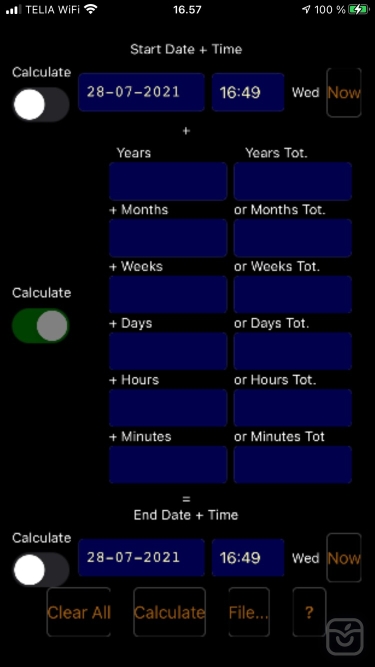 تصاویر TimeDateCalculator