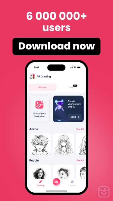 تصاویر AR Drawing: Sketch & Paint ++