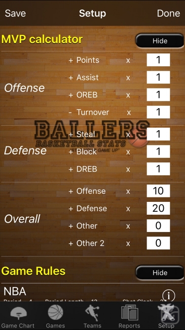 تصاویر Ballers Basketball Stats