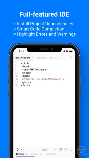 تصاویر CodeSnack IDE ++