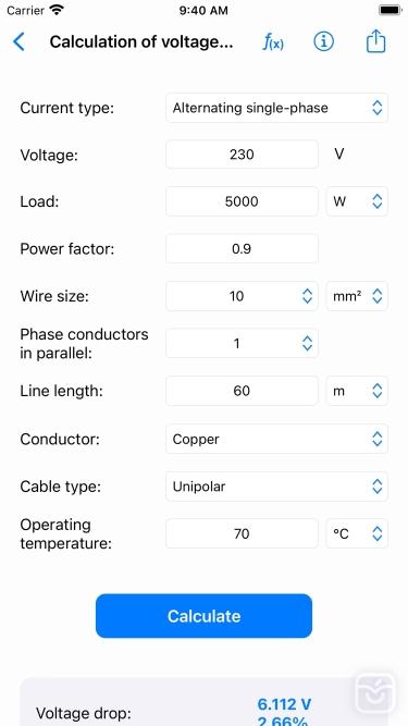 تصاویر Electrical Calculations ++