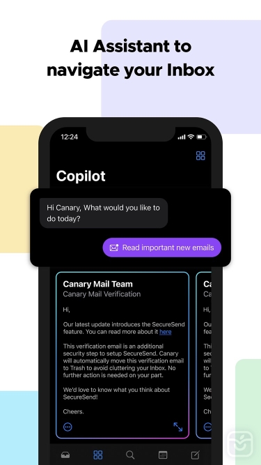 تصاویر Canary Mail ++