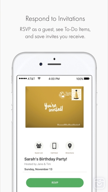 تصاویر Punchbowl: Invites & eCards