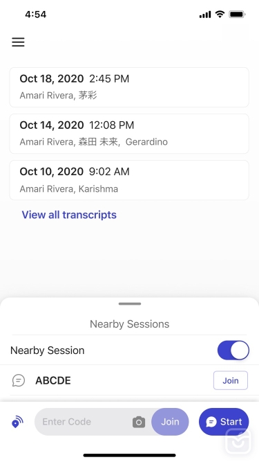 تصاویر Group Transcribe
