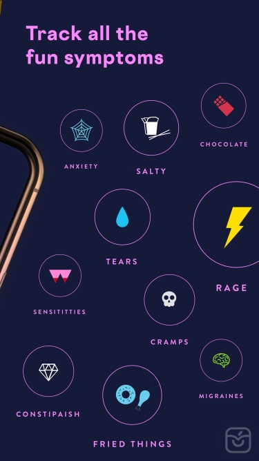 تصاویر Stardust Period Tracker