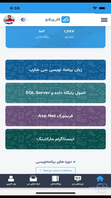 تصاویر آکادمی کاری شو