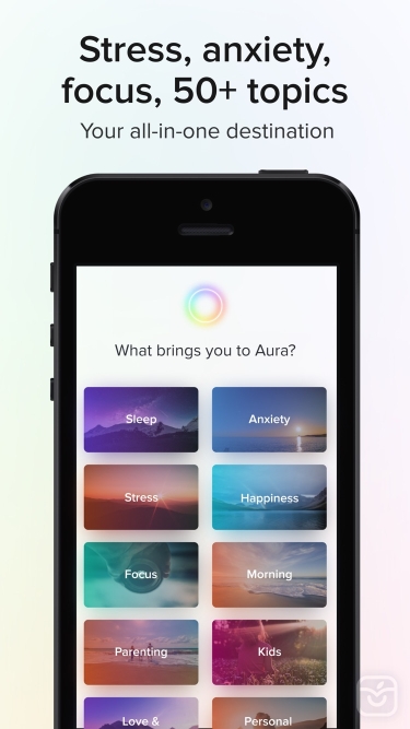 تصاویر Aura: Meditation & Sleep