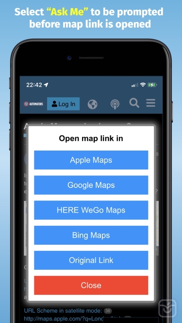تصاویر Map Redirect for Map Links | $1.99