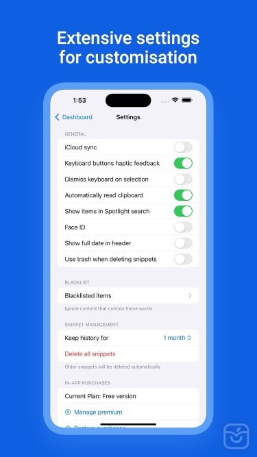 تصاویر Pycopaste: Clipboard Manager ++