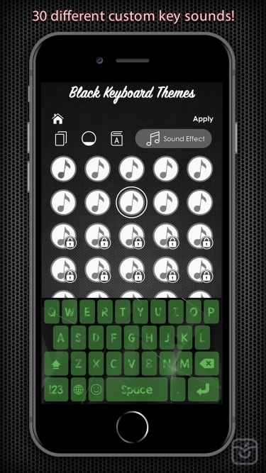 تصاویر Black Keyboard & Key Themes