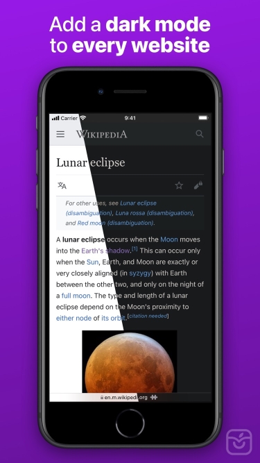 تصاویر Noir - Dark Mode for Safari