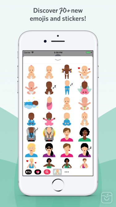 تصاویر Maternity Emojis