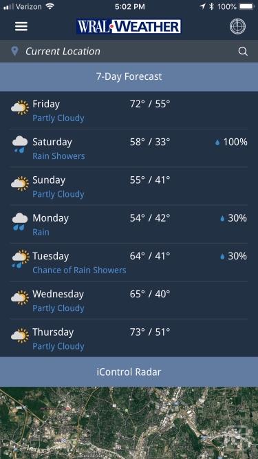 تصاویر WRAL Weather