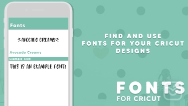 تصاویر Fonts for Cricut
