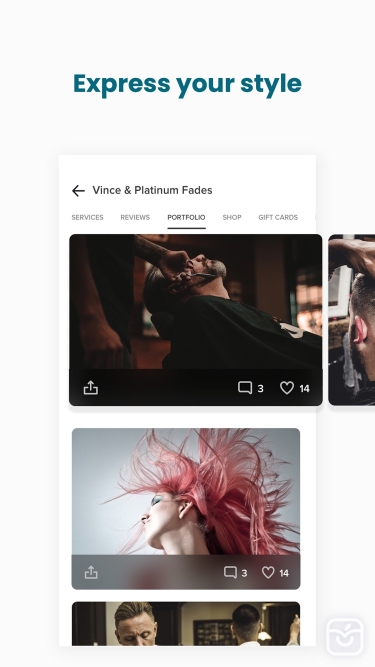 تصاویر Booksy for Customers