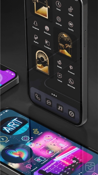 تصاویر Icon Changer - Color Themes ++