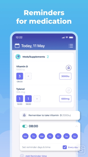 تصاویر Bearable - Symptom Tracker ++