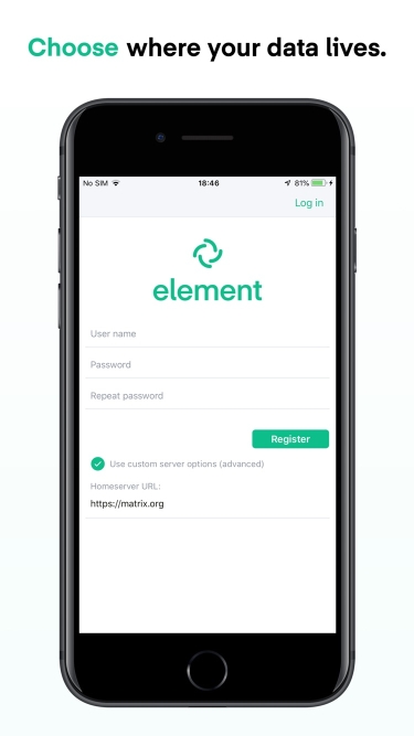 تصاویر Element Messenger