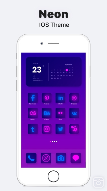 تصاویر Colorful Widget go home screen