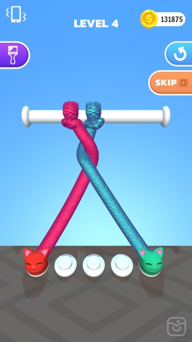 تصاویر Tangle Master 3D | استاد باز کردن گره