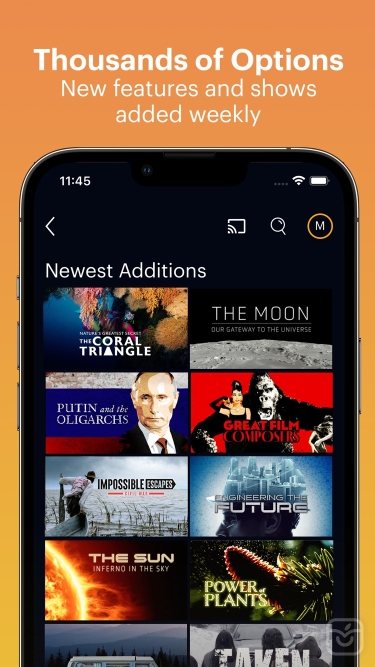 تصاویر CuriosityStream