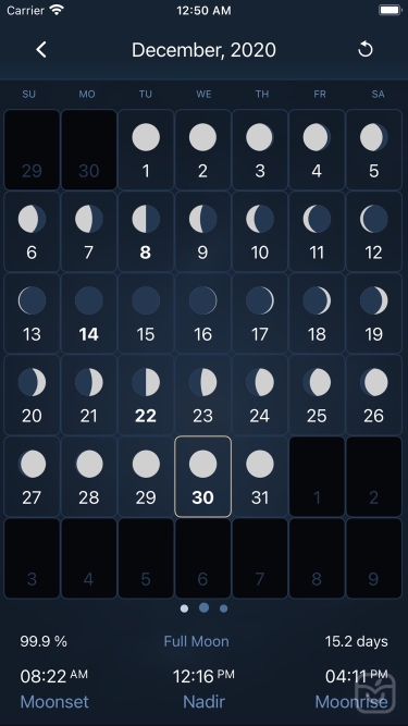 تصاویر Deluxe Moon Pro • App & Widget