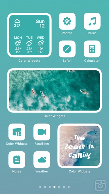 تصاویر Color Widgets
