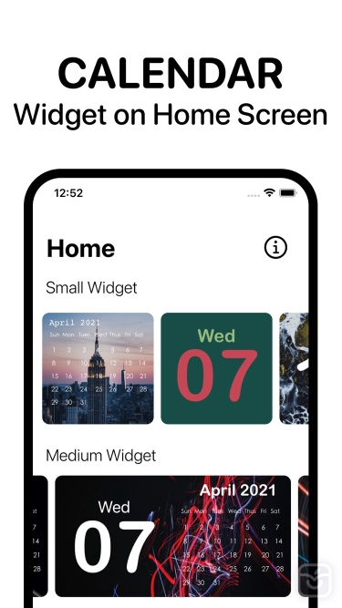تصاویر Calendar Widget - Date Widgets ++