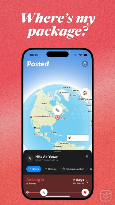 تصاویر Posted – Live Package Tracker ++