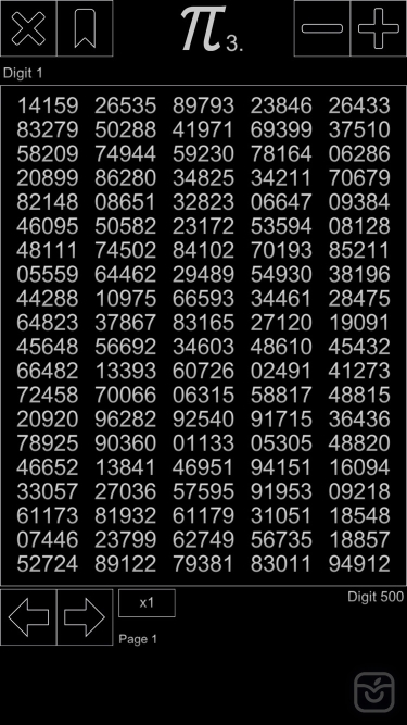 تصاویر Memorize Pi Digits - 3.14π
