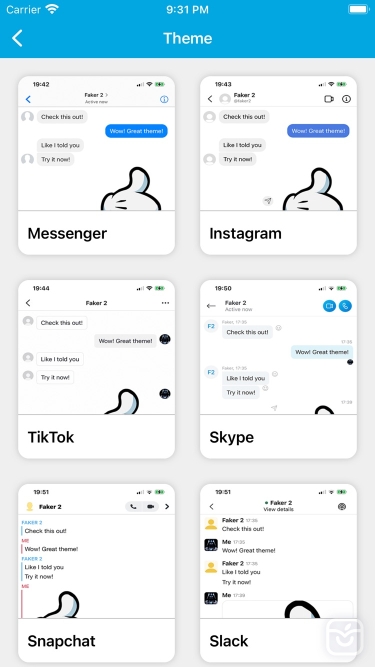 تصاویر Faker 2 - Fake Messages++