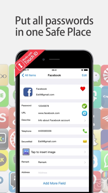 تصاویر Lock Password Manager safe App
