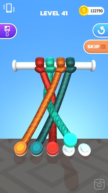 تصاویر Tangle Master 3D | استاد باز کردن گره