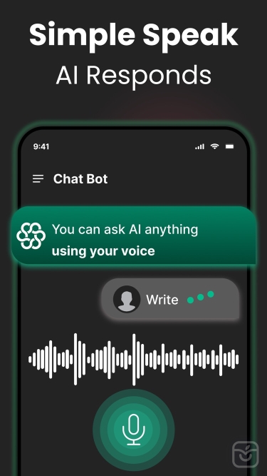 تصاویر AI Chatbot : Ask AI Chat Bot ++