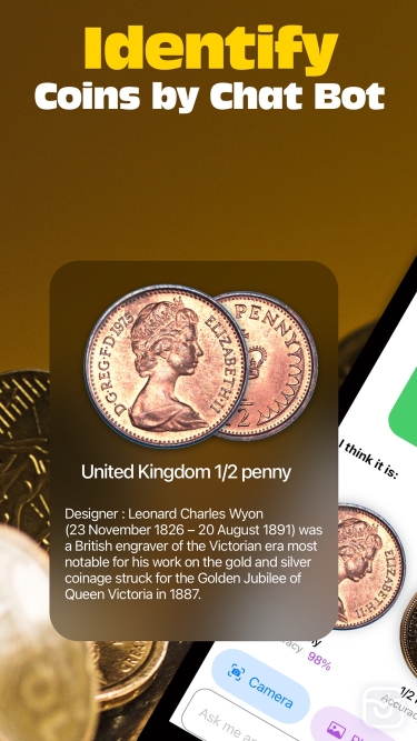 تصاویر CoinGenie: Identify Coins ++