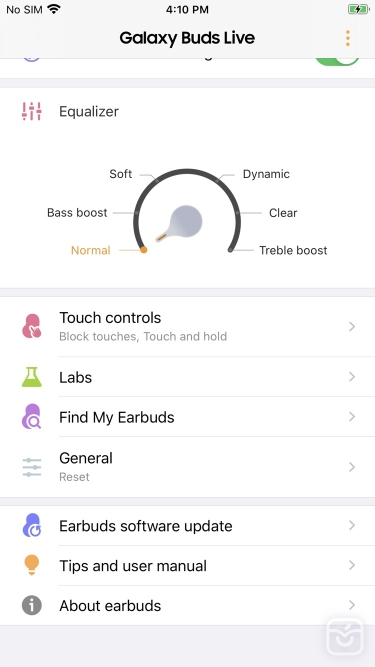 Galaxy buds live online equalizer settings