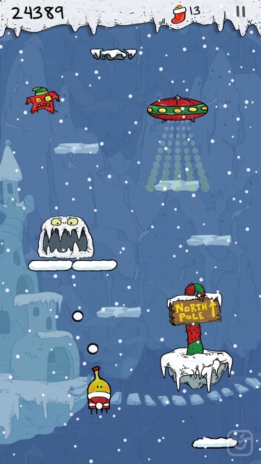 تصاویر Doodle Jump Christmas PLUS
