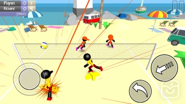 تصاویر Stickman Beach Volleyball
