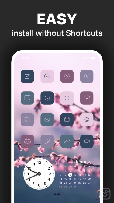 تصاویر Brass - Icon Themes & Widgets++| آنلاک شده